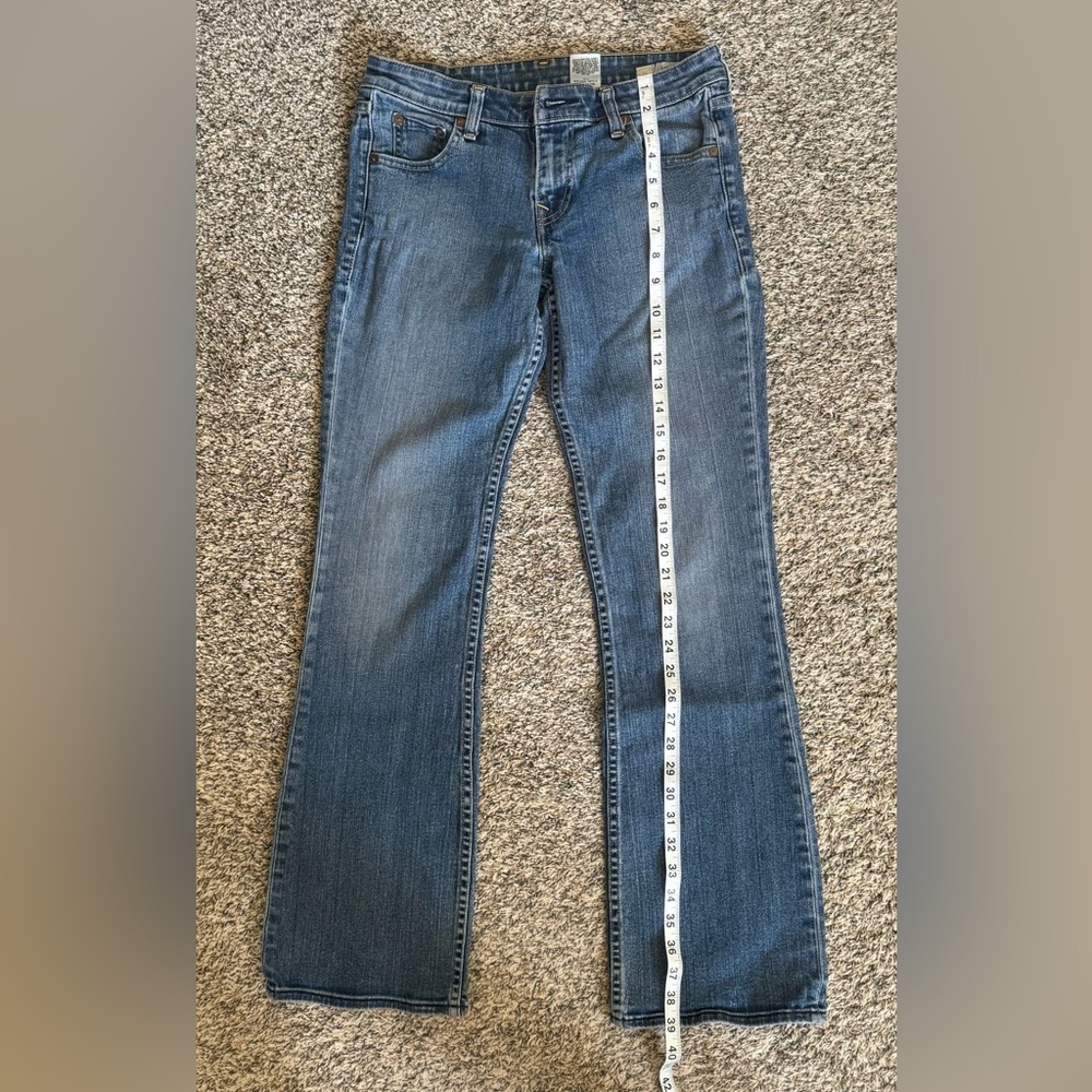 Vintage Levi's Women's Boot Cut Jeans in Deep Blue
